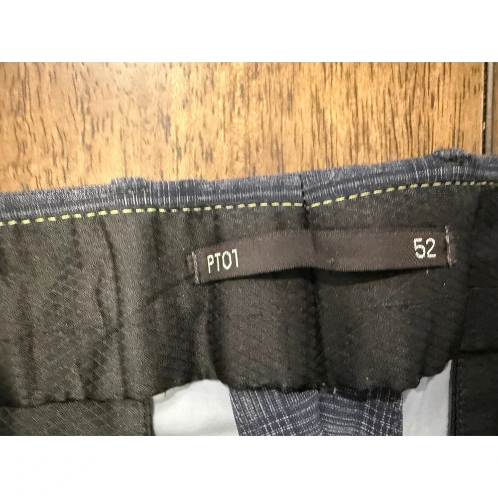 PT01 Pantaloni Torino Kinetic Ultimate Trouser Grey Plaid Fabrizio Giugiaro 52‎